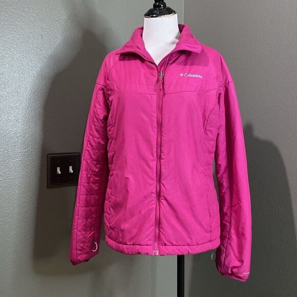 Columbia Jackets & Blazers - Columbia pink Quilted Jacket Inter change OmniHeat
